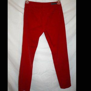 Womens Red Calvin Klein Jeans 10p Leggings RN36009